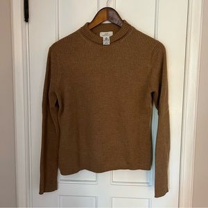 Brooks brothers 100% merino wool turtleneck sweater brown